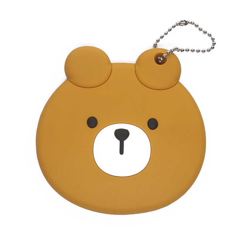 硅胶镜子保护套，卡通小熊镜子护套_硅胶套