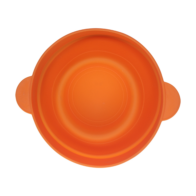 旅游硅胶折叠碗，户外便携硅胶折叠餐具