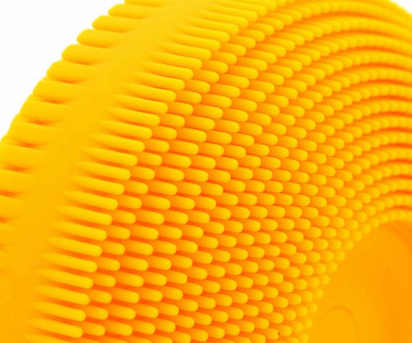 电动硅胶洁面仪，声波脸部按摩仪-硅胶刷