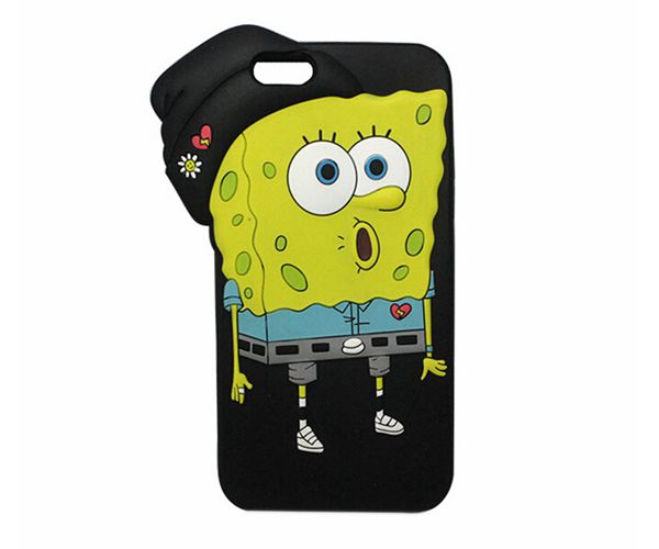 卡通动物硅胶手机壳，全包防摔手机套-硅胶套