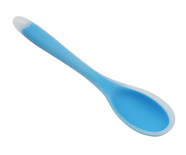 婴儿软硅胶勺子，宝宝用硅胶饭勺