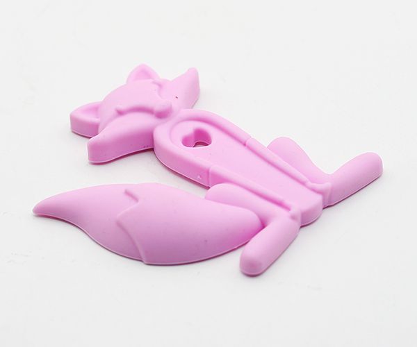 可蒸汽消毒硅胶牙胶狐狸造型咬咬胶