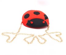 甲壳虫百搭链条硅胶单肩包